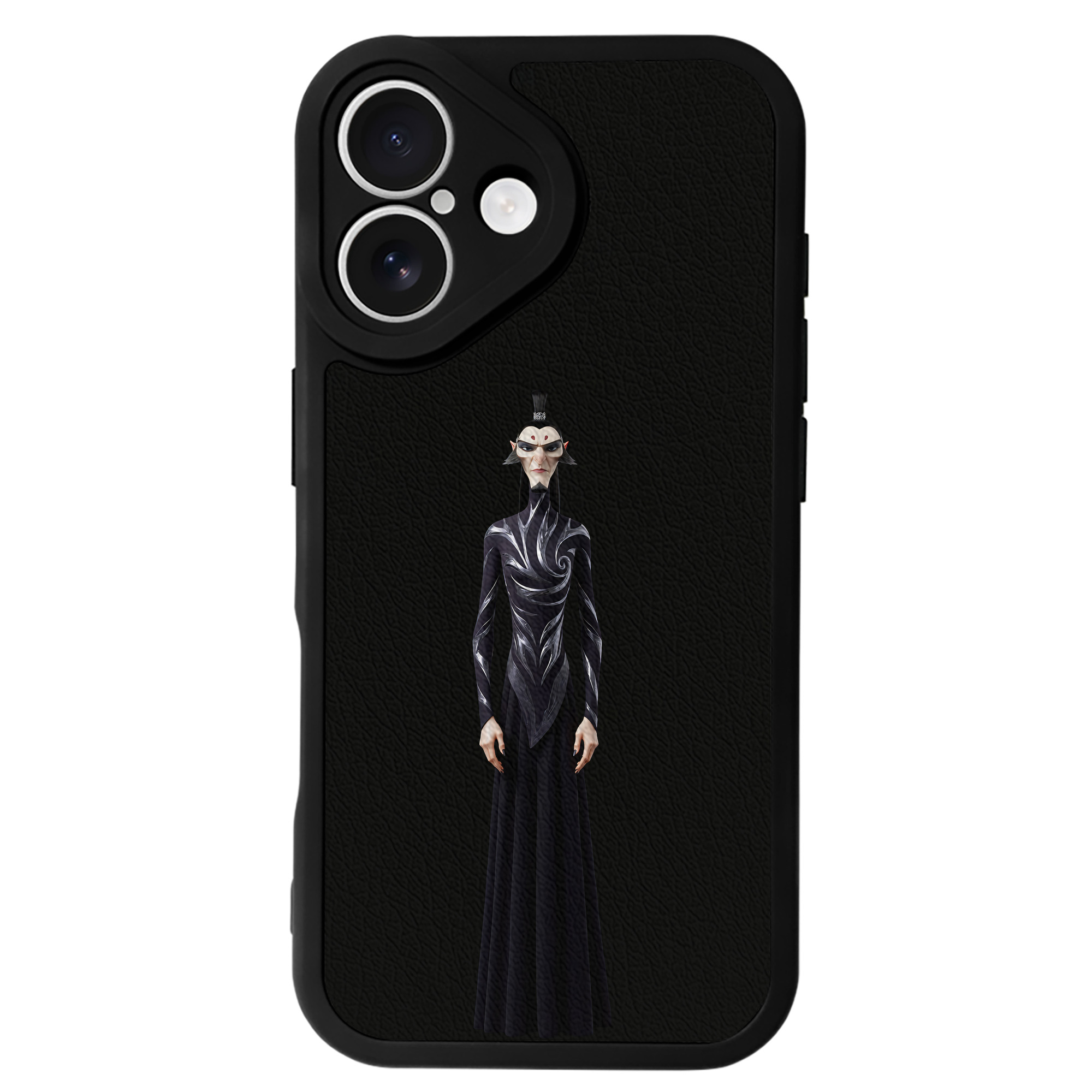 （画像用） Ne Zha 2 ナタ 魔童の大暴れ 【iPhone 16シリーズ対応】シリコンスマホケース（レザー調） 材質：シリコン
